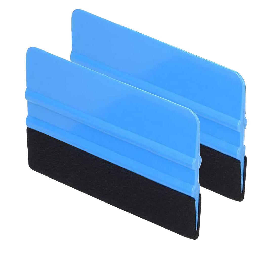 iota Squeegee SQZ206M 4 Inch Felt Edge Decal Squeegee for Car, Vehicle, Window Tint Tool IOTA