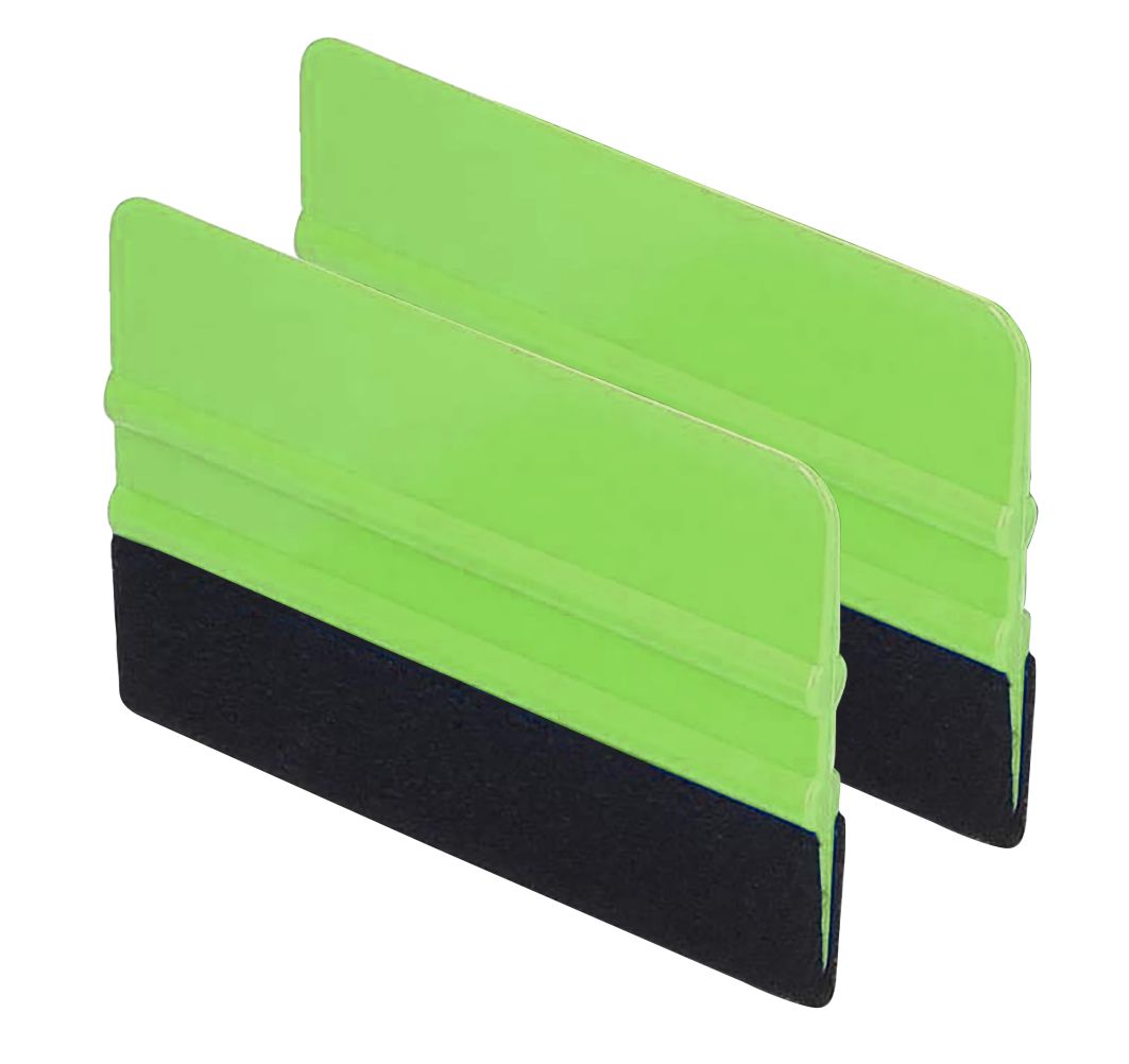 iota Squeegee SQZ206M 4 Inch Felt Edge Decal Squeegee for Car, Vehicle, Window Tint Tool IOTA