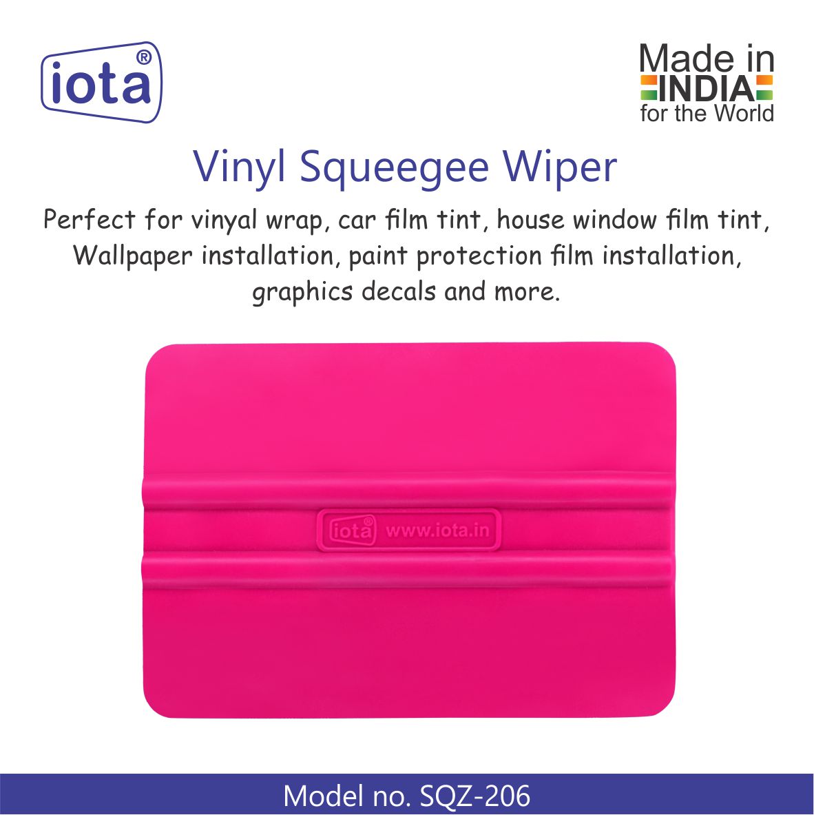 iota SQZ206 Squeegee for Car, Vehicle, Window Tint Tool IOTA