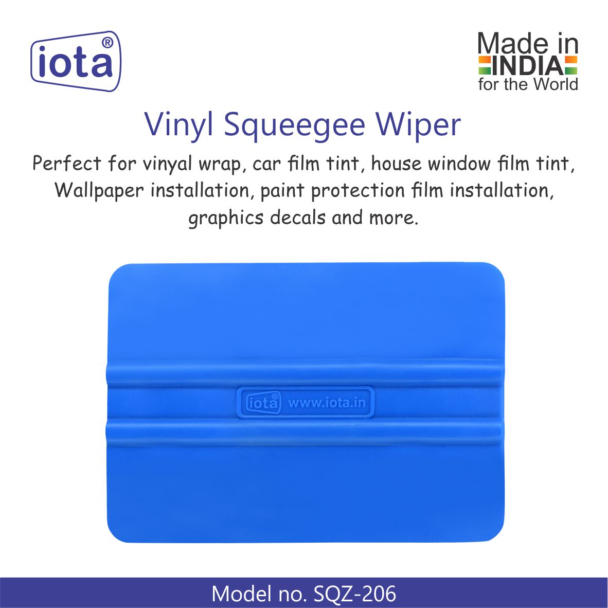 iota SQZ206 Squeegee for Car, Vehicle, Window Tint Tool IOTA