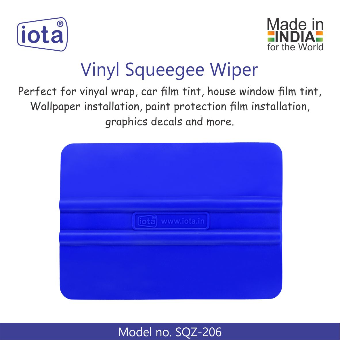 iota SQZ206 Squeegee for Car, Vehicle, Window Tint Tool IOTA