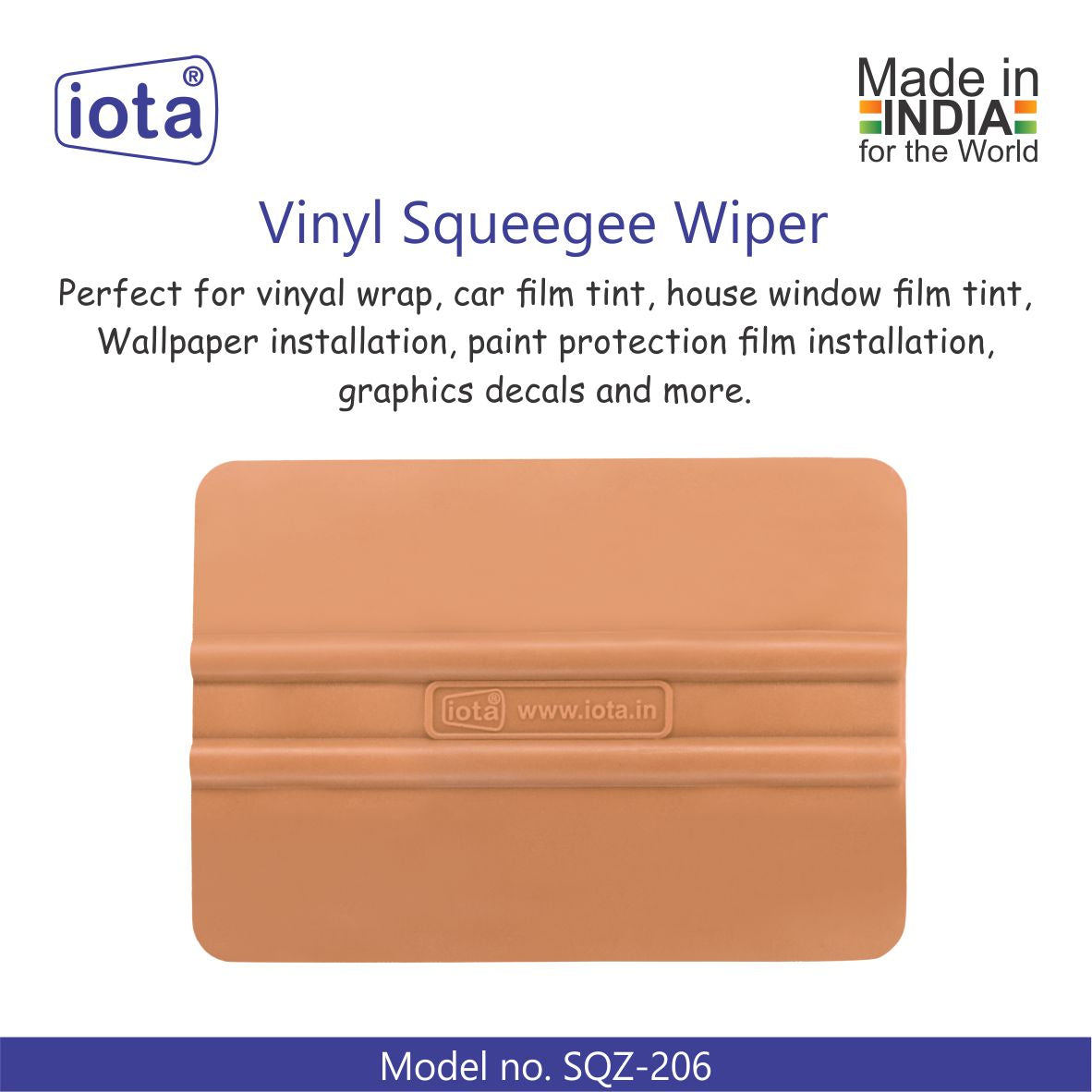 iota SQZ206 Squeegee for Car, Vehicle, Window Tint Tool IOTA