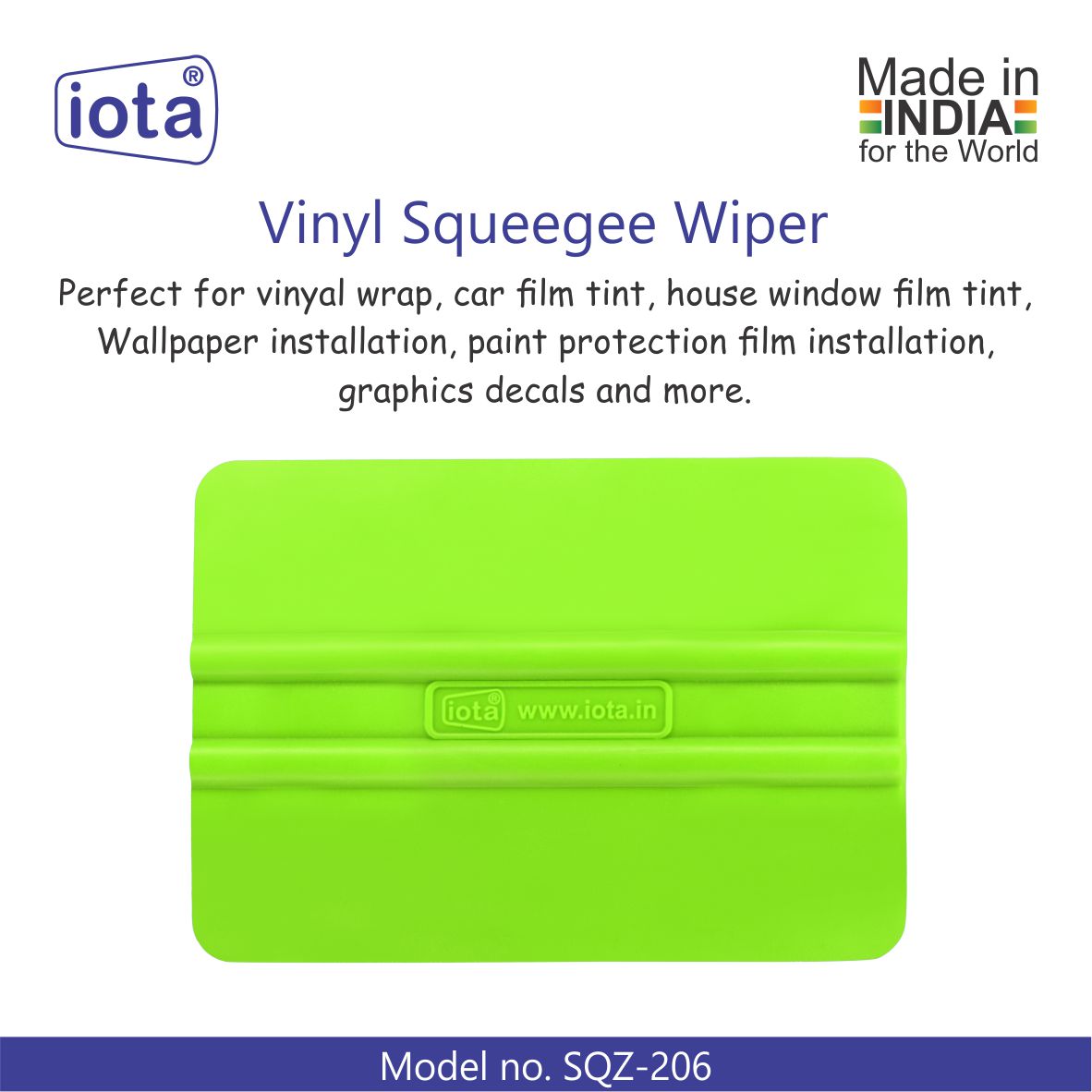 iota SQZ206 Squeegee for Car, Vehicle, Window Tint Tool IOTA