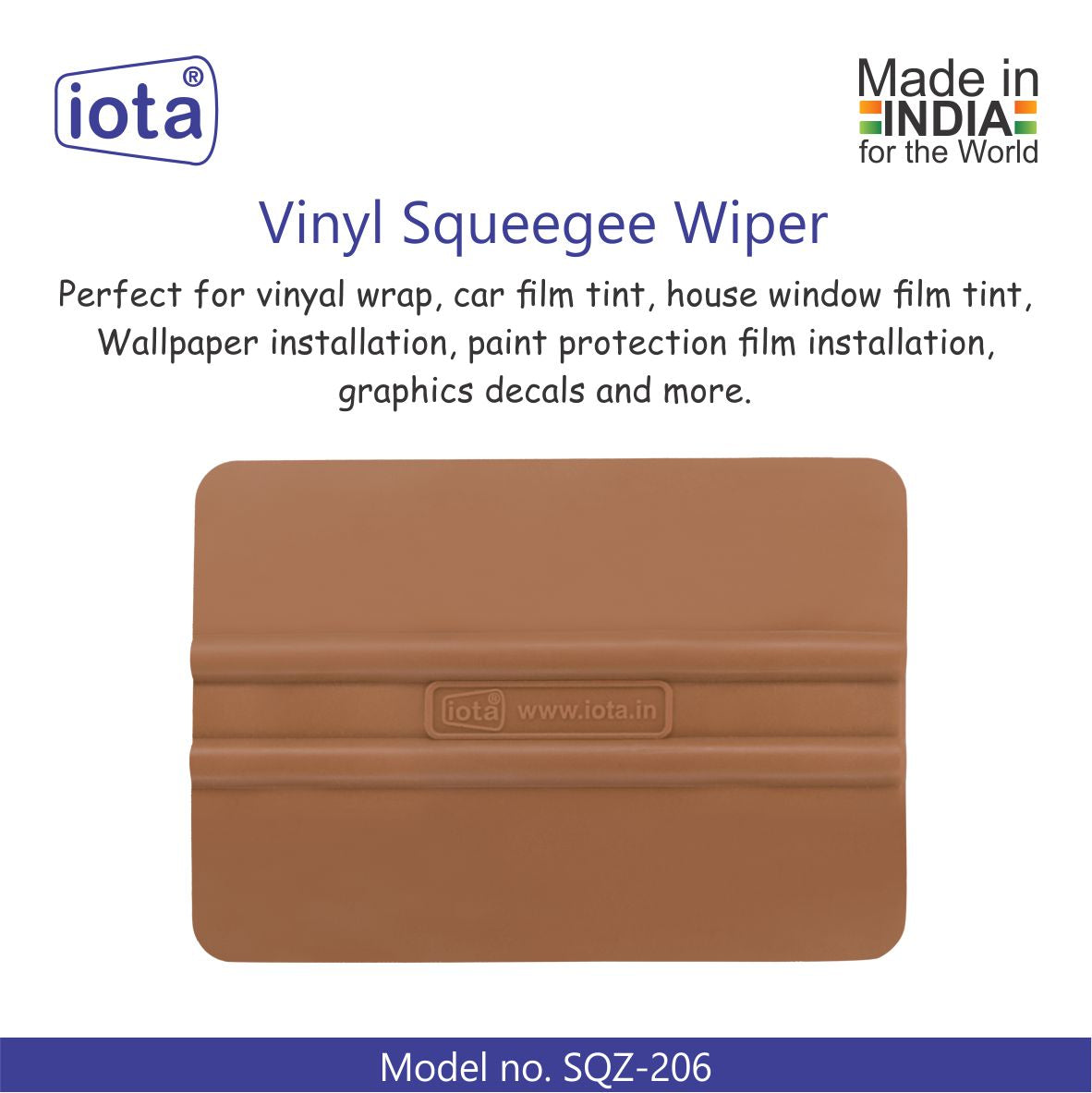 iota SQZ206 Squeegee for Car, Vehicle, Window Tint Tool IOTA