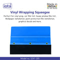 iota Squeegee SQZ205 Decal Wrap Applicator For Car, Vehicle, Window Tint Tool IOTA