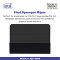 iota Squeegee SQZ206M 4 Inch Felt Edge Decal Squeegee for Car, Vehicle, Window Tint Tool IOTA