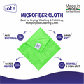 iota Microfiber Cloth 450GSM 60x40cm For Automotive (Pack Of-2) IOTA
