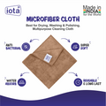 iota Microfiber Cloth 450GSM 40x40cm For Automotive (Pack Of-2) IOTA