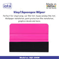 iota Squeegee SQZ206M 4 Inch Felt Edge Decal Squeegee for Car, Vehicle, Window Tint Tool IOTA