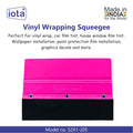 iota Squeegee SQZ205 Decal Wrap Applicator For Car, Vehicle, Window Tint Tool IOTA