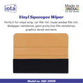 iota Squeegee SQZ206M 4 Inch Felt Edge Decal Squeegee for Car, Vehicle, Window Tint Tool IOTA
