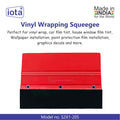 iota Squeegee SQZ205 Decal Wrap Applicator For Car, Vehicle, Window Tint Tool IOTA