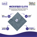 iota Microfiber Cloth 450GSM 40x40cm For Automotive (Pack Of-2) IOTA