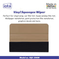 iota Squeegee SQZ206M 4 Inch Felt Edge Decal Squeegee for Car, Vehicle, Window Tint Tool IOTA