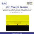iota Squeegee SQZ205 Decal Wrap Applicator For Car, Vehicle, Window Tint Tool IOTA