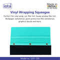 iota Squeegee SQZ205 Decal Wrap Applicator For Car, Vehicle, Window Tint Tool IOTA