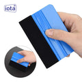 iota Squeegee SQZ206M 4 Inch Felt Edge Decal Squeegee for Car, Vehicle, Window Tint Tool IOTA