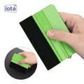 iota Squeegee SQZ206M 4 Inch Felt Edge Decal Squeegee for Car, Vehicle, Window Tint Tool IOTA