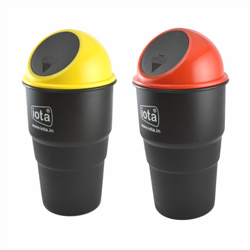 iota Car Dust Bin mini, Can Holder Dustbin for Universal for All Car Models