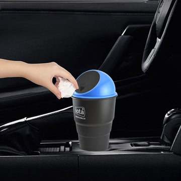 iota Car Dust Bin mini, Can Holder Dustbin for Universal for All Car Models