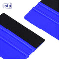 iota Squeegee SQZ206M 4 Inch Felt Edge Decal Squeegee for Car, Vehicle, Window Tint Tool IOTA