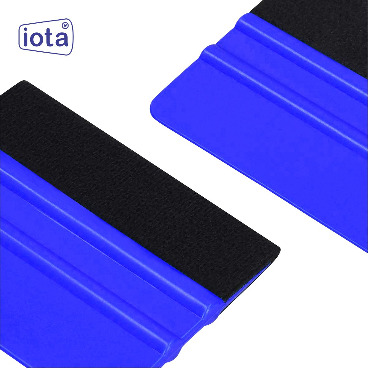 iota Squeegee SQZ206M 4 Inch Felt Edge Decal Squeegee for Car, Vehicle, Window Tint Tool IOTA
