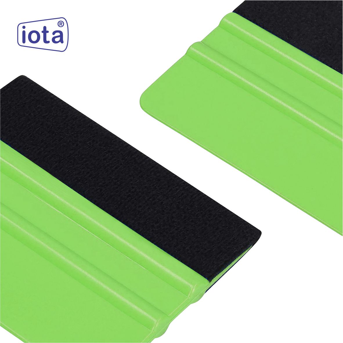 iota Squeegee SQZ206M 4 Inch Felt Edge Decal Squeegee for Car, Vehicle, Window Tint Tool IOTA