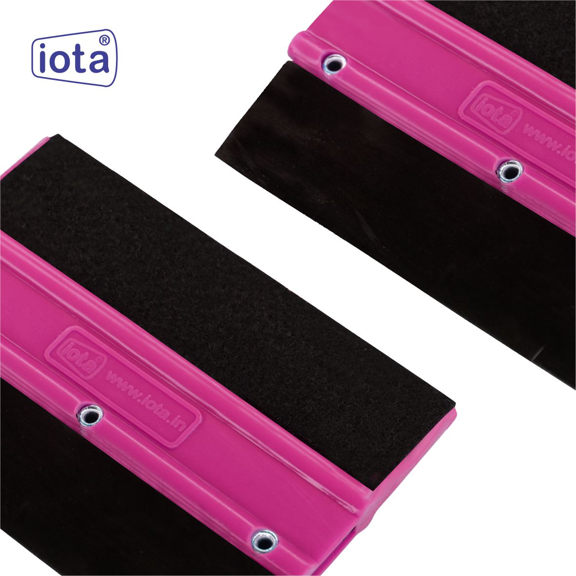 iota Squeegee SQZ205M Double Edge Plastic 2in1 for Car Window Tinting Film Fitting Tool IOTA