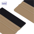iota Squeegee SQZ206M 4 Inch Felt Edge Decal Squeegee for Car, Vehicle, Window Tint Tool IOTA