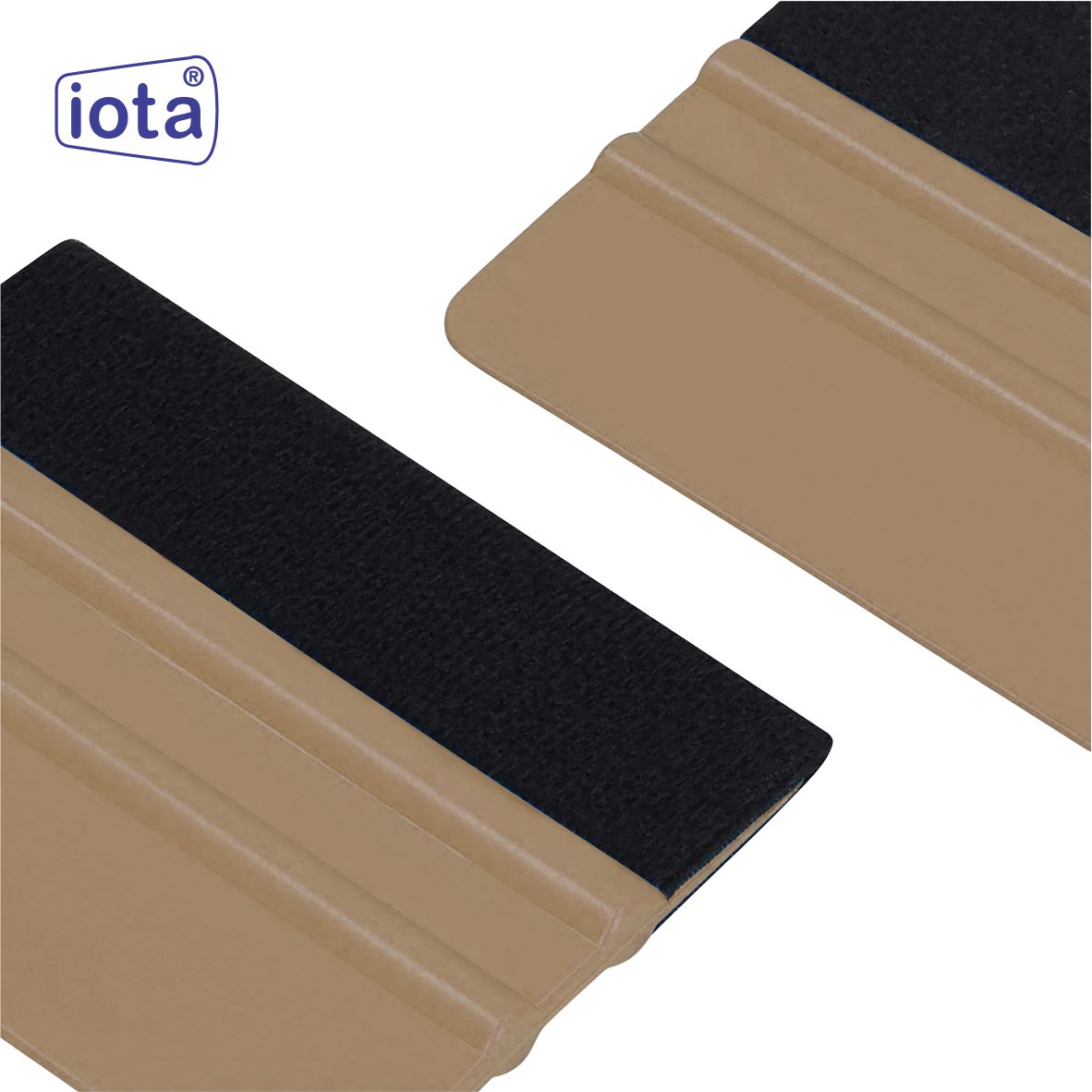iota Squeegee SQZ206M 4 Inch Felt Edge Decal Squeegee for Car, Vehicle, Window Tint Tool IOTA