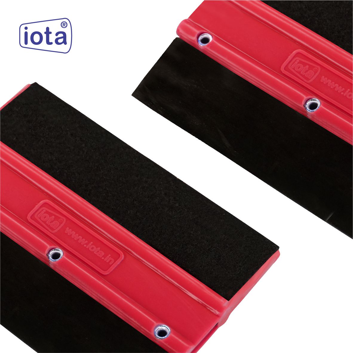 iota Squeegee SQZ205M Double Edge Plastic 2in1 for Car Window Tinting Film Fitting Tool IOTA