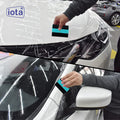 iota Squeegee SQZ205M Double Edge Plastic 2in1 for Car Window Tinting Film Fitting Tool IOTA