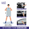 iota Microfiber Cloth 450GSM 60x40cm For Automotive (Pack Of-2) IOTA