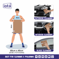 Microfiber Cloth 450GSM 60x40cm For Automotive (Pack Of-6) IOTA