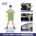 Microfiber Cloth 450GSM 60x40cm For Automotive (Pack Of-6) IOTA