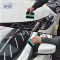 iota Squeegee SQZ205M Double Edge Plastic 2in1 for Car Window Tinting Film Fitting Tool IOTA