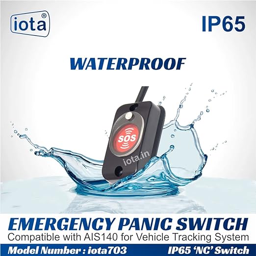 iota Emergency Panic Switch iota703 Compatible with AIS 140
