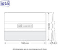 iota SQZ206 Squeegee for Car, Vehicle, Window Tint Tool IOTA