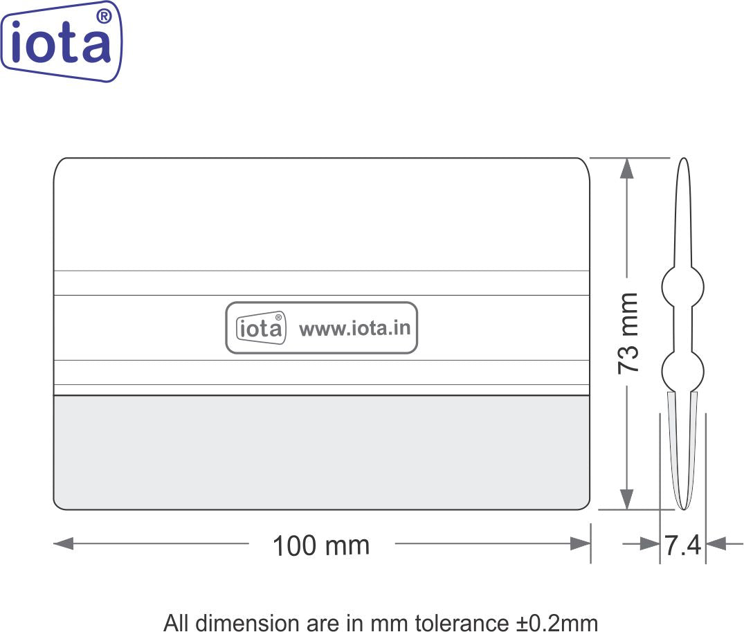 iota SQZ206 Squeegee for Car, Vehicle, Window Tint Tool IOTA