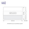 iota SQZ206 Squeegee for Car, Vehicle, Window Tint Tool IOTA