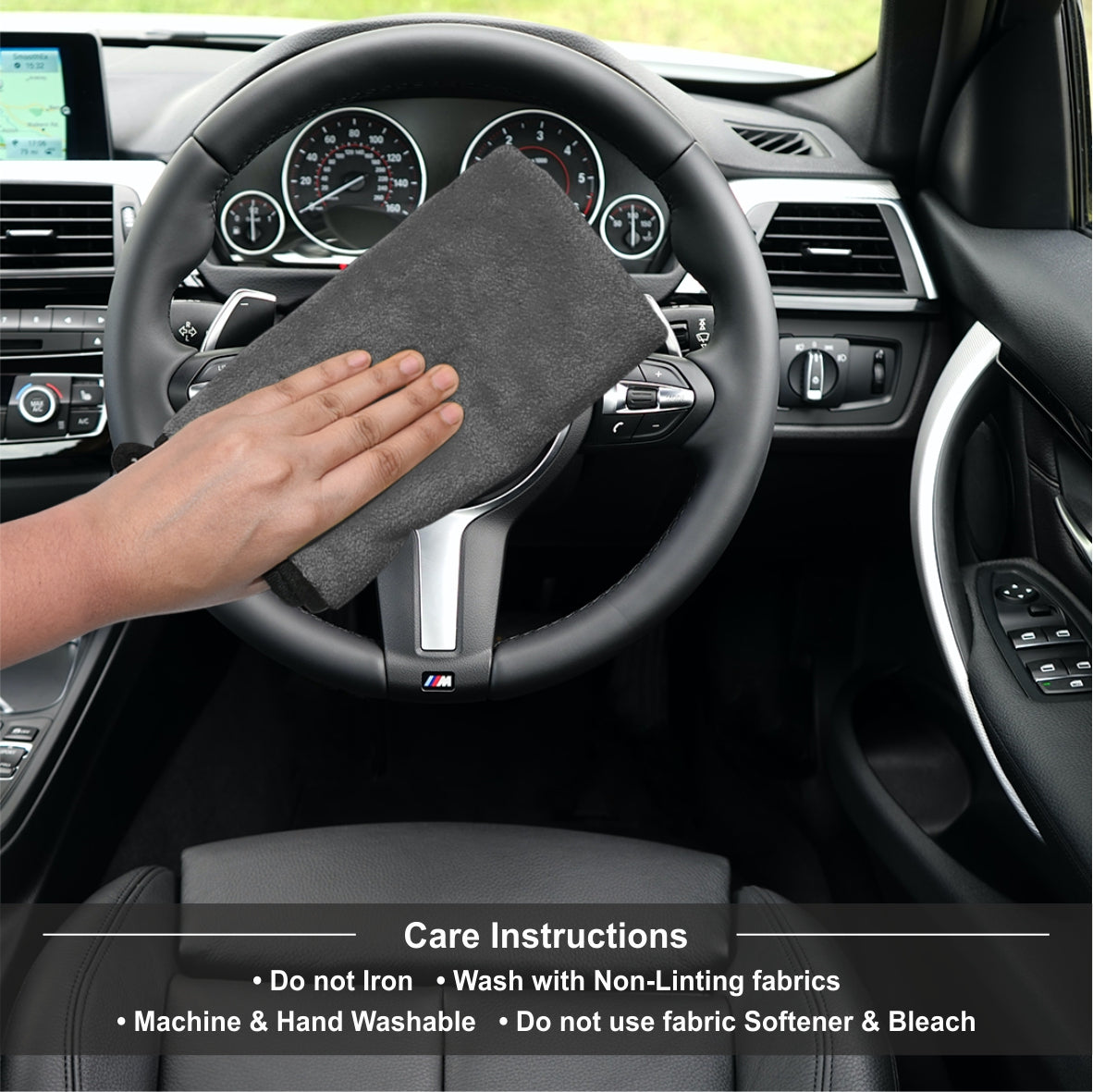 Microfiber Cloth 650GSM 40x40cm For Automotive (Pack Of-4) IOTA