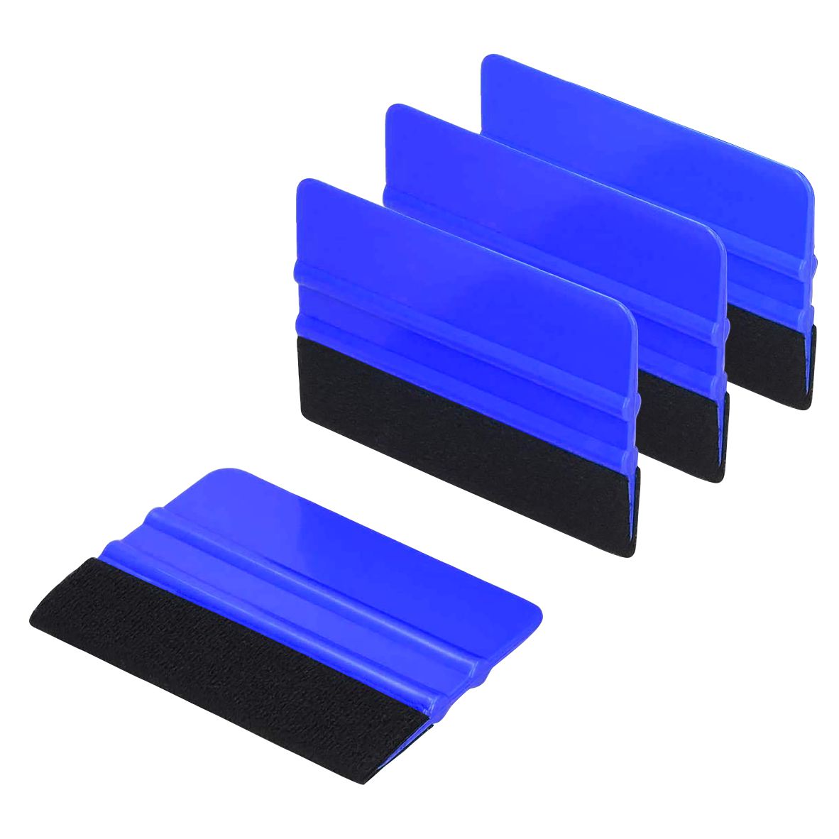 iota Squeegee SQZ206M 4 Inch Felt Edge Decal Squeegee for Car, Vehicle, Window Tint Tool IOTA