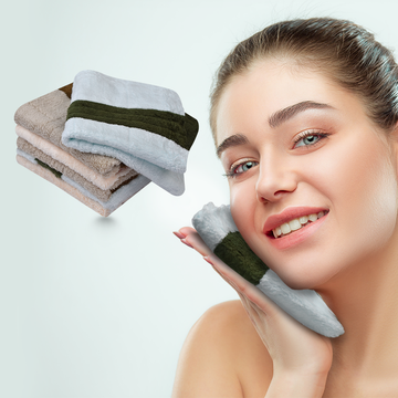 iota Microfiber Face Towel 25x25cm Pack of 6 IOTA