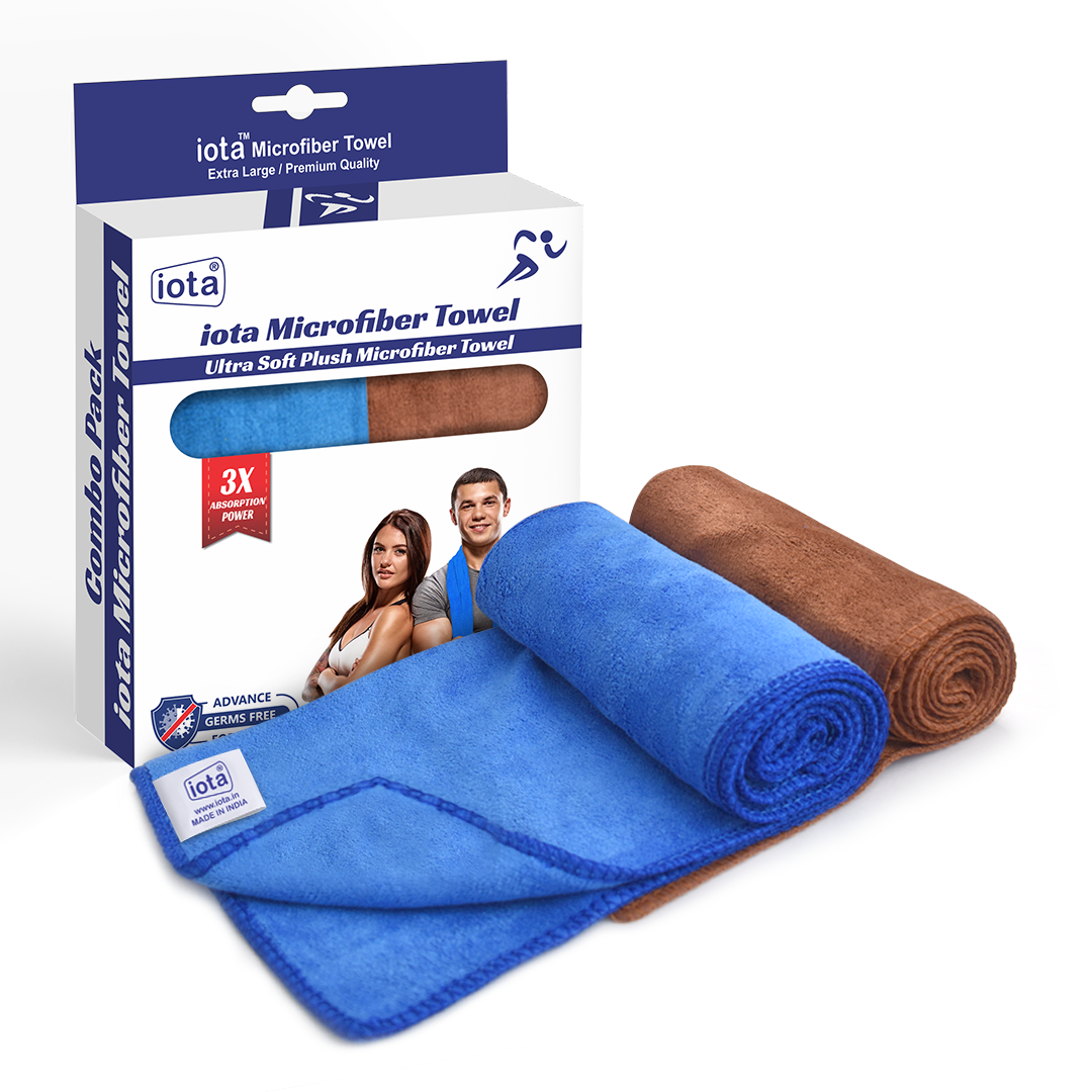 Sports Towels 450GSM 35x70cm Gym Towel Set of 2