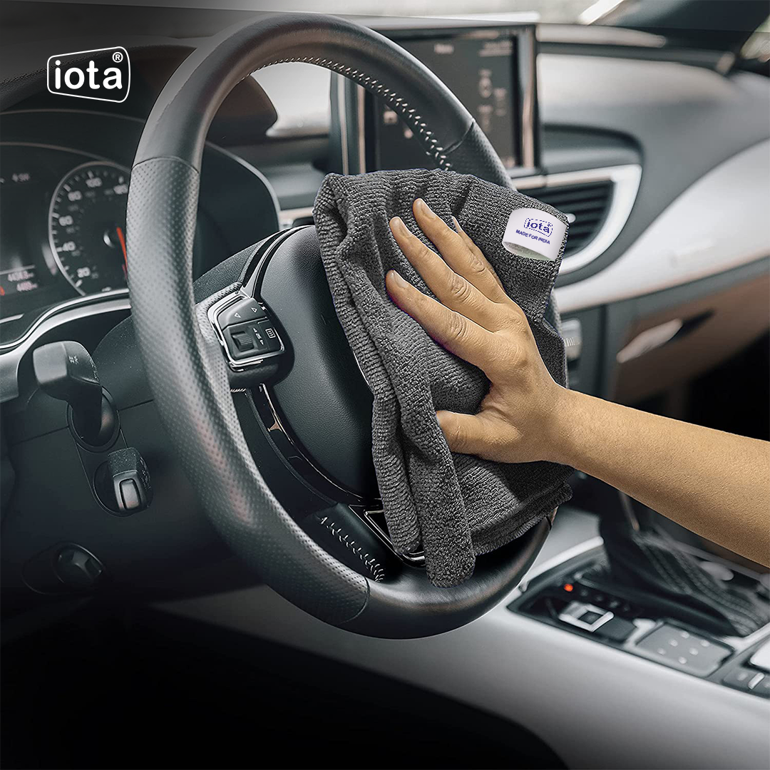 iota Microfiber Cloth 350GSM 40x40cm For Automotive (Pack of-6) IOTA