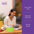 iota Tissue Dispenser Box Including 2 Ply | 200 Pulls | 200 Sheets 100% Natural and Eco-friendly IOTA