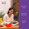 iota Tissue Dispenser Box Including 2 Ply | 200 Pulls | 200 Sheets 100% Natural and Eco-friendly IOTA