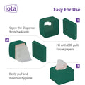 iota Tissue Dispenser Box Including 2 Ply | 200 Pulls | 200 Sheets 100% Natural and Eco-friendly IOTA