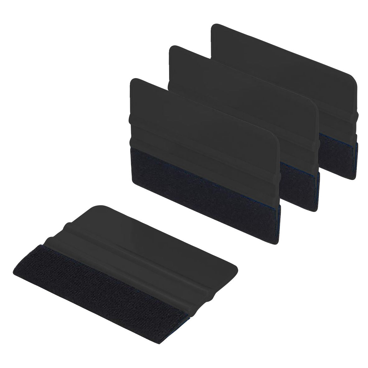 iota Squeegee SQZ206M 4 Inch Felt Edge Decal Squeegee for Car, Vehicle, Window Tint Tool IOTA