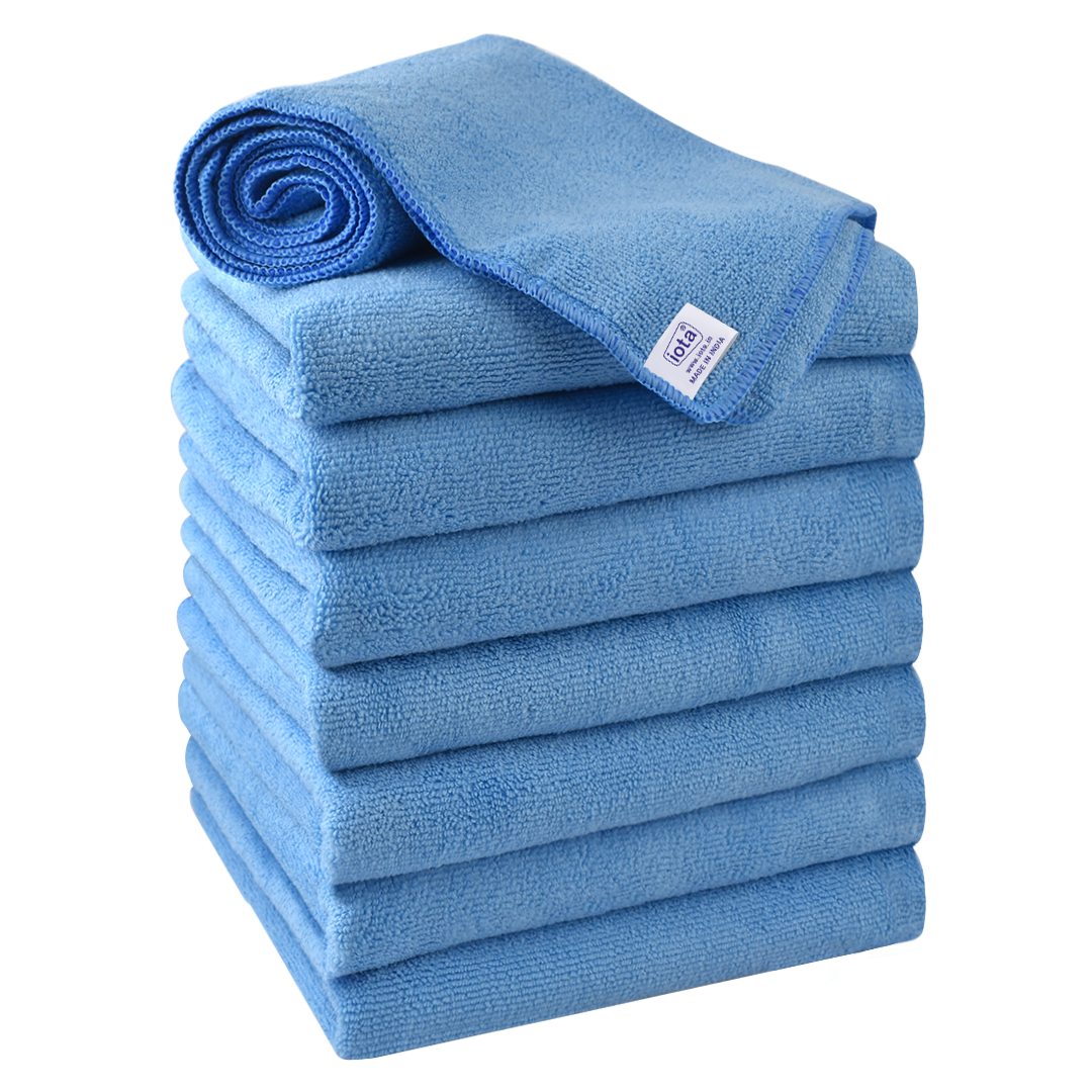 iota Microfiber Cloth 350GSM 60x40cm For Automotive (Pack of-8) IOTA